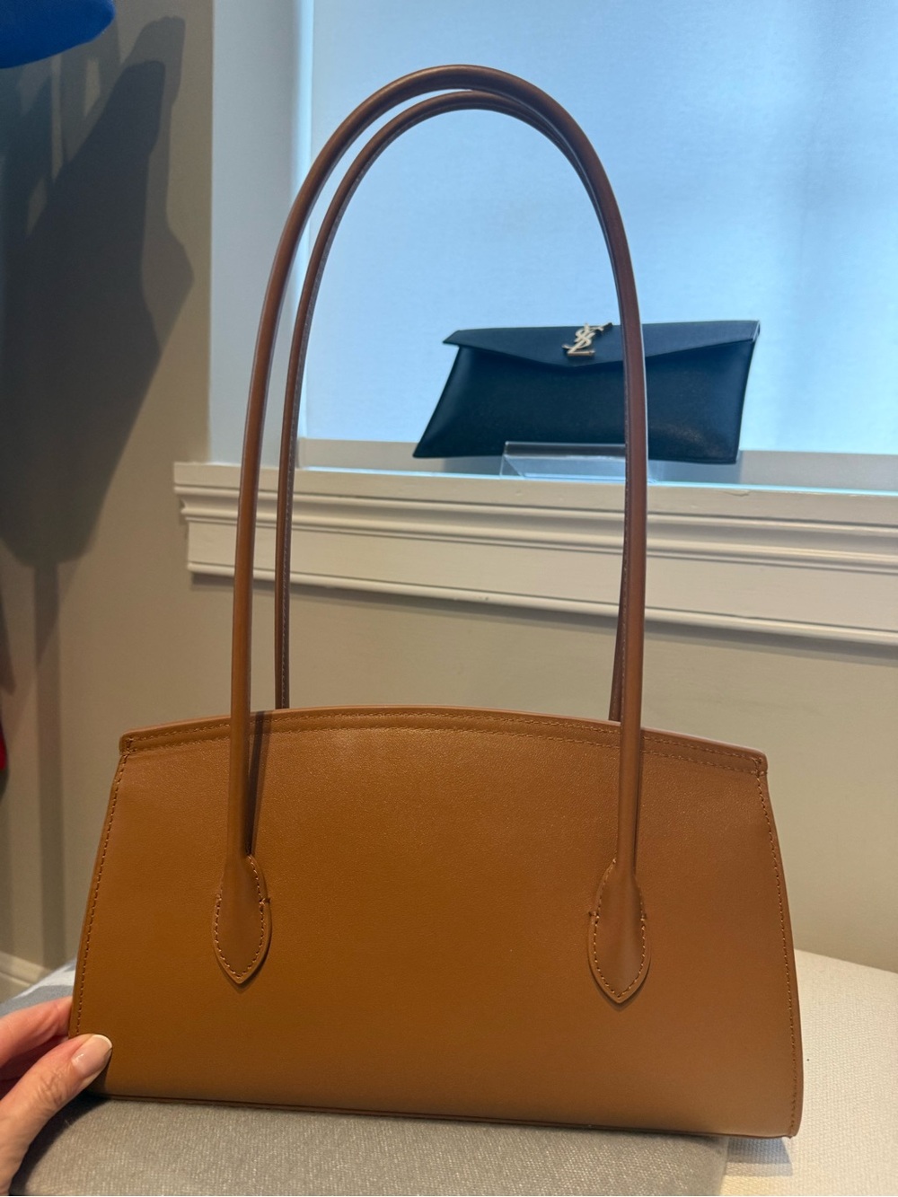 NWOT Quince Italian Leather Shoulder Bag - Picture 6 of 8